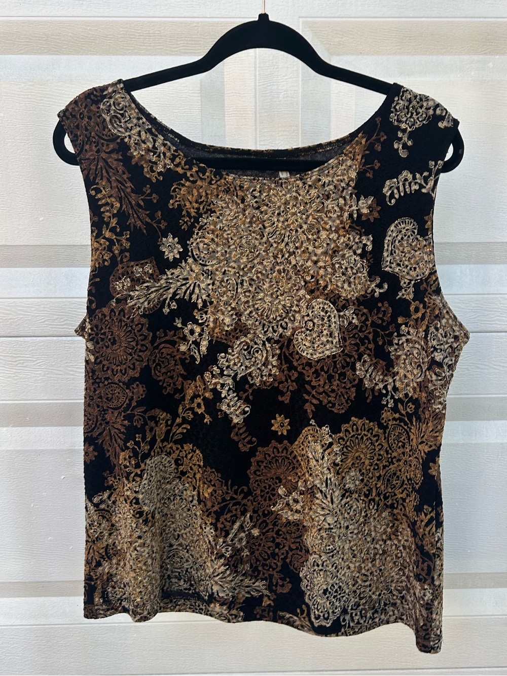 Whimsigoth brocade top - Picture 2 of 5